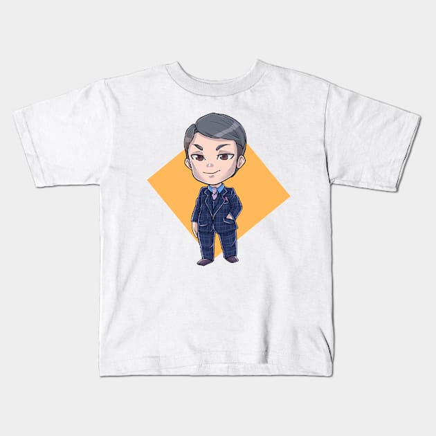 doctor lecter Kids T-Shirt by tizy